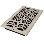 10 In. X 6 White Steel Scroll Wall And Ceiling Register. Fixed Price $20.02.