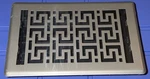Grates Metal Oriental Decorative Air Vent Cover 7.5 X 11.5 Floor Register. Fixed Price $24.26.