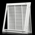 Return Air Filter Grille 18X18 White Hvac Duct Opening Holds Sealed. Fixed Price $39.99.