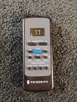 Friedrich Air Conditioner Remote Control Black Oem 619-872-02. Fixed Price $29.99.