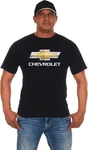 Jh Design Men's Chevy Bow Tie Black Crew Neck T-shirt. Fixed Price $23.98.