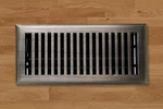 2 X 10 Cast Brass Contemporary Vent Cover With Damper - Oil Rubbed Bronze (overa. Fixed Price $34.99.