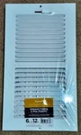 New Imperial Standard Series Sidewall Ceiling 2-WAY Register 6 X 12 White. Fixed Price $8.99.