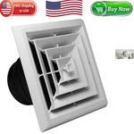 Effortless 8X8 Truaire Ceiling Diffuser With Integrated Box & 4-WAY Ventilation. Fixed Price $50.39.