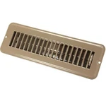 Jr Products 02-28915 Floor Mount Register 2"X10" With Damper Brown. Fixed Price $10.99.