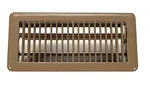 Zoro Select 14" X 6" Floor Register Brown. Fixed Price $19.99.