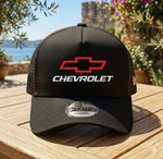 Chevrolet Logo Trucker Hat Embroidered Mesh Snapback Adjustable Cap. Fixed Price $26.50.