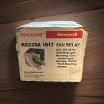 Honeywell R8225A (new) 1017 Fan Relay 24V 60HZ Spdt 14A W/ Bracket. Fixed Price $28.00.