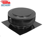 Active Ventilation Aluminum Roof Wind Turbine 12 Inch Black Powder Coated. Fixed Price $104.68.