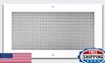 Hvac Premium 8" X 16" Cube Core Eggcrate Return Air Grille - Aluminu. Fixed Price $70.75.