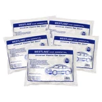 5 Pack Clear Plastic Disposable Car Cover Temporary Universal Rain Dust Garage. Fixed Price $37.99.