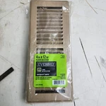 Everbilt In. X 12 2-WAY Steel Floor Register, Brown #324642. Fixed Price $6.56.