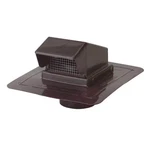 Gibraltar Roof Cap Vent 4 In Brown Plastic Exhaust With Damper Hooded. Fixed Price $18.68.
