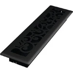 5-IMPERIAL Wonderland 2-1/4 In. X 12 Black Iron Steel Floor Register RG3457. Fixed Price $84.89.