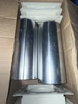 (4-PK) Mid America Scallop Exhaust Vent Light Almond. Fixed Price $24.08.