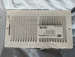 Ez-flo 12 In. X 6 2-WAY Steel Wall/ceiling Register, White. Fixed Price $8.50.