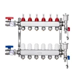 Vevor 6-BRANCH Radiant Manifold 1/2" Pex Tubing Floor Heating Set. Fixed Price $130.19.