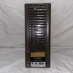 Imperial Standard Series Chocolate 4" X 12" Floor Register New. Fixed Price $9.49.