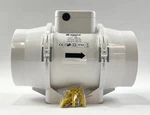 Vents Tt 125 Inline Duct Fan 5" Mixed Flow Exhaust 230V High Power. Fixed Price $125.50.