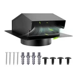 Vevor 6 Inch Hooded Wall Vent Cover Spcc Steel Roof Exhaust 1 Pack Black. Fixed Price $30.29.