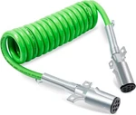 Cheemuii 7 Way Coiled Trailer Cord 15 Ft Green Abs Electrical Power Heavy. Fixed Price $94.67.