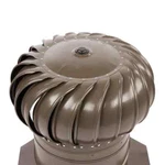 Wind Turbine Roof Vent Weathered Wood Galvanized Dual Bearing 12 In. Master Flow. Fixed Price $84.20.