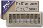 Fits 4X12 12X4 Duct Opening Floor Register With Louvered Design By Handua. Fixed Price $6.50.