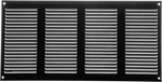 Black Air Vent Cover 16" X 8" Inch (outer Dimensions) - Steel Return Grilles. Fixed Price $41.72.