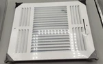 12"W X 10"H 3-WAY Aluminum Curved Blade Adjustable Air Supply Hvac Diffuser. Fixed Price $19.19.