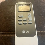 Lg DG11J1-61 Air Conditioner Remote Control.. Fixed Price $10.00.