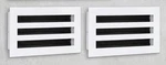 10X6 Modern Ac Vent Cover, Decorative White Air (duct Opening Cutout), All. Fixed Price $50.85.