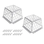7"LX7"WX5"H Dryer Vent Bird Guard Cover For 3" To 4" Bathroom Exhaust Fan. Fixed Price $33.89.