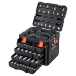 230PCS Mechanics Tool Kit With Sae & Metric 1/4IN 3/8IN 1/2 Socket Set. Fixed Price $79.99.