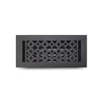 Prima Decorative Cast Aluminum Floor Register 4 X 10 Tudor Mushroom Design .... Fixed Price $78.42.