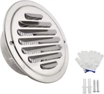 Sdtc Tech 4 Inch Round Soffit Air Vent Stainless Steel Louver Grille Cover Wall. Fixed Price $17.99.
