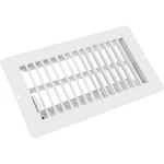 United States Hardware 4 In. X 10 11/16 White Steel Floor Register. Fixed Price $14.22.