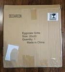 Decoaircon Return Grille Eggcrate 20X20 Rust Proof Vent Brand New In Box. Fixed Price $5.00.