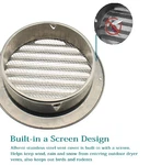 3" Stainless Steel Air Soffit Vents, Allvent Louvered Grille Inch, Gray. Fixed Price $12.62.