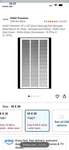 Hvac Premium 18" X 30'' Duct Opening Flat Stamped Steel Return Air Grille. Fixed Price $65.00.