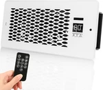 Built-in Register Booster With Cover For Air Heat Vent Fan, Fits 4"X10". Fixed Price $101.99.