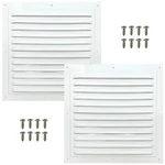 2PCS Attic Vents Gable For Shed Kit With Screen Mesh Square V.... Fixed Price $30.78.