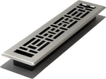 Decor Grates AJH214-NKL Oriental Floor Register, 2X14, Brushed Nickel Finish. Fixed Price $26.82.