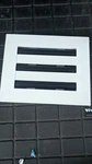 10X6 Modern Ac Vent Cover - Decorative White Air Standard Linear Slot Dif. Fixed Price $39.99.