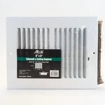 Steel Supply Air Diffuser 8X6 White Vent Cover Ceiling Wall Hvac. Fixed Price $19.97.