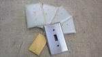 5 Pk Stainless Steel Wall Plate Switch Cover Arrow Hart 97071 Satin 038. Fixed Price $15.99.