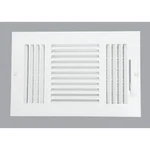 (5)-HOME Impressions 11.77 In. X 7.76 White Steel Wall Register 3SW1006WH-B. Fixed Price $70.89.
