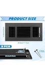 12 Pcs 10 X 4IN (standard Size) Ceiling Vent Covers For Home Sidewall &. Fixed Price $42.92.
