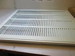 White Removable Face Return Air Filter Grille 22.57" X 18.57" 1.13" New. Fixed Price $30.00.