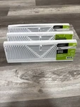 Lot Of 15" 3-WAY Steel Baseboard Diffuser Everbilt Heat Vent White-new. Fixed Price $39.99.