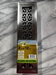 Hampton Bay Steel Floor Register X 12" Classic Scroll Brushed Nickel New. Fixed Price $10.00.